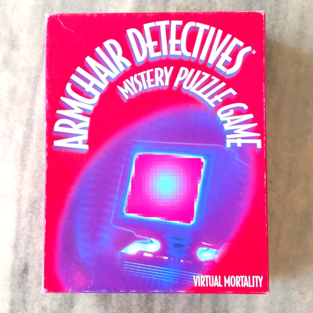 Mystery Puzzle Game, Armchair Detectives, Virtual Mortality, Number 143.